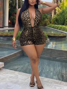 Slaydiva Plus Size Women's Brown Summer 70's Party Rave Holiday Sheer Crochet Front Criss-Cross Tie Detail High-End Elegant Long Knit Maxi Dress - Multicolor - View 7