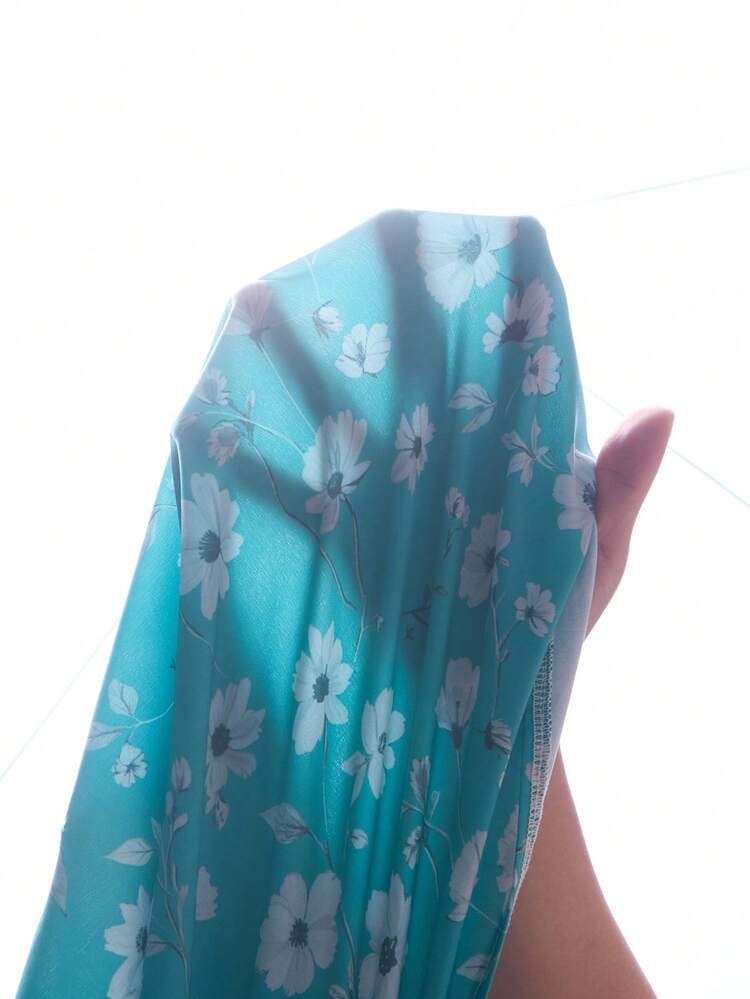 Plus Size Women Spring Casual Floral Print Short Sleeve Blouse Summer Top Beach Outfit For Women