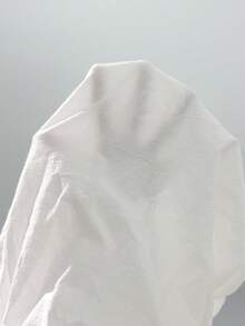 SHEIN Tall 2026女款春夏度假系列：新款白色100%純棉寬鬆抽繩腰長褲，水洗棉面料，適合居家休閒、日常跑腿、海灘出遊、時尚穿搭與休閒穿著，適合高個女性 - 白色 - 查看 13