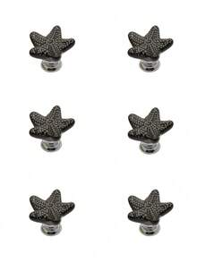 6PCS Ceramic Starfish Drawer Pulls Starfish Drawer Knobs Beach Ocean Theme Nautical For Bedroom Dresser Cabinet Kitchen Drawer Handles Home Decor Hardware Accessories - Multicolor - View 7