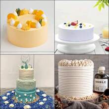 6-Piece Clear Acrylic Cake Decorating Scraper Set – Large Icing Smoothers And Edge Combs For Buttercream, Frosting, Mousse, And Baking Projects - View 5