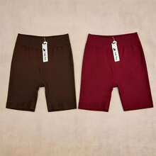 Licra Short For Women - Vino y Cafe - View 2