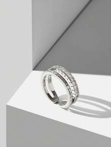 MOTF PREMIUM Anillo chapado en micro 18K - Blanco plateado - View 8