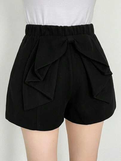 Dazy Kids Quần short màu trơn dành cho bé gái tuổi teen