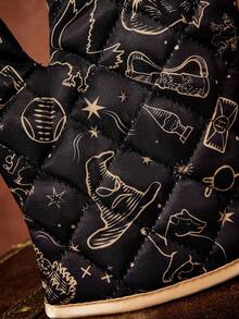 HARRY POTTER X SHEIN 1/2 PC The Harry Potter Printing Insulation Set, Oven Gloves/Insulation Mat, A Must For Kitchen Baking, Effectively Isolating Heat Sources, Single/Combination - View 7