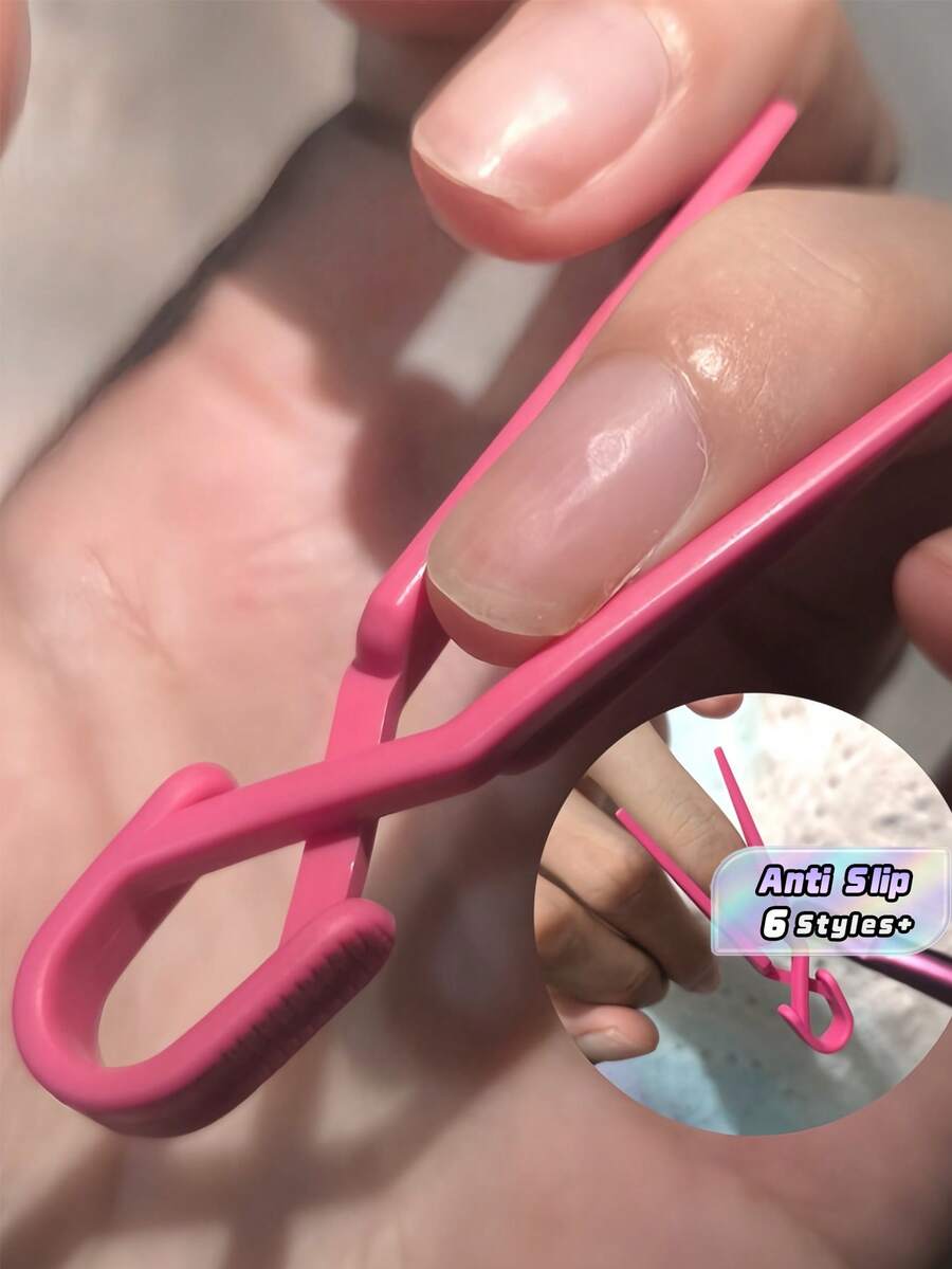 SHEIN New Nail Polish Finger Protector Clip Anti Slip Durable Cute Portable Multi Color Mixed Assorted Nail Art Tool Manicure Aid Easy Use Professional Reusable Washable Soft Flexible Vibrant - Multicolor - View 1