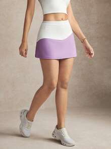 Activina Jupe-short courte et colorée décontractée pour femme - Blanc - Voir 3
