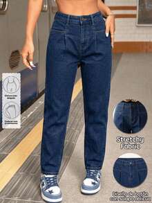 Denim Jeans For Women - Dark Wash - View 1