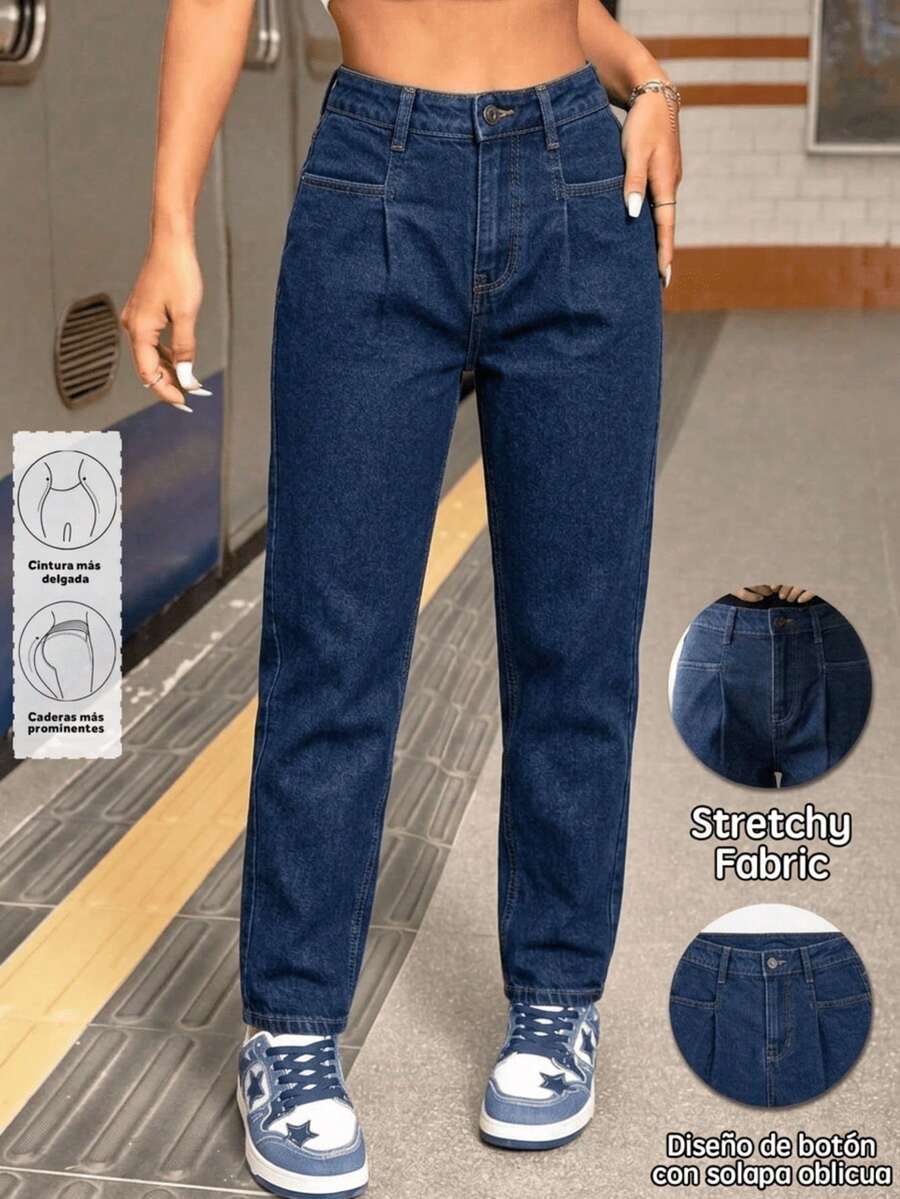 Denim Jeans For Women - Dark Wash - View 1