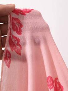 DAZY Vestido con cintura ceñida y estampado floral, ropa de dormir para mujer, verano - Rosa - Ver 6