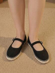 Styleloop Sandalias de plataforma y cuña para mujer - Negro - Ver 2
