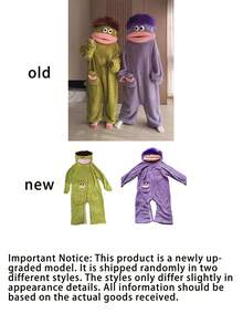 1PC Cute Coral Fleece Funny , Suitable For Cosplay And Luxury Casual Wear, Unisex All-In-One Outfit - Multicolor - View 9