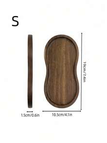 High-Quality Wooden Tray Suitable For Bathroom, Perfume Tray, Kitchen Tray, Reception Tray, Decorative Tray, Applicable For Room Decor, Home Decor, Bathroom Decor And Living Room Decor, Widely Used Wooden Tray In Household - C-Wood Color - View 5