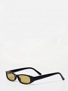 MUSERA Slim Tortoise Shell Glasses Spring Summer Beach Swim Festival Vacation Cute Daily - Black Frame Tea Tablets - View 3