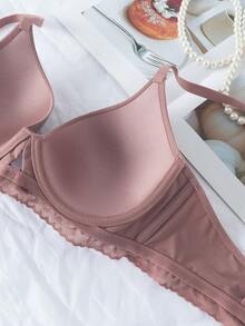 DesireSculpt Áo ngực nâng ngực mỏng nhẹ, tối giản, có gọng, nâng đỡ và làm nổi bật vòng một. - Màu nâu  Mocha - Xem 7
