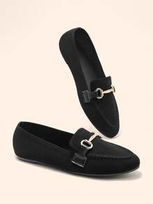 CUCCOO BASICS Women's Flat Shoes, Gentle And Sweet, Perfect For Dates, Easy To Style For Daily Wear, Versatile And Flattering For Everyone - Black - View 5