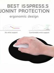 Ergonomic And Comfortable Mouse Pad With A Smooth Surface, Wrist Rest, Anti-Slip Bottom, Suitable For Computers, Gaming, Study, Laptops, Office Work, And Home Use. Back-To-School Gaming Mouse Pad, Desktop Accessories, Office Supplies, Desk Accessories, Desktop Mouse Pad. - Multicolor - View 6