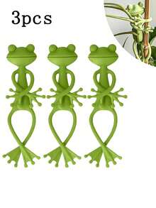 1/3/5 Pcs Frog-Shaped Plant Stands - Creative Climbing Plant Support For Small Potted Plants & Succulents, Cute Stable Durable Plastic Garden Decor, Fantasy Frog Garden Ornaments - multicolor - View 10