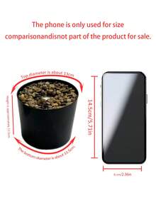 Large Elegant Purple Artificial Plant, Lifelike Artificial Violet Plant, Outdoor Artificial Green Plant Violet, Elegant Large Purple Leaves, Suitable For Home, Office Desk And Wedding, Indoor And Outdoor Decor, Decorative Greenery, Maintenance-Free Plant, Artificial Outdoor Plant, Gardening Decor, Home Decor - Multicolor - View 4