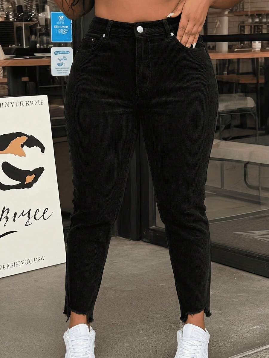 Denim Jeans For Women - 黑色 - 查看 1