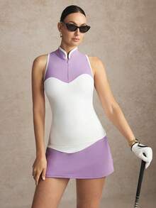 Activina Jupe-short courte et colorée décontractée pour femme - Blanc - Voir 5