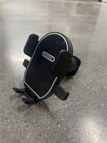 1PC Universal Size Strong ABS Plastic Vent Clip Automatic Lock Suction Cup Bracket Anti Slip Silicone Pad One Hand Operation 360 Degree Rotatable Adjustable Car Phone Holder Mount Gift For Birthday Family Friends For Car Truck SUV Dashboard Windshield Vent Car Accessories Road Trip Essential Navigation Mount - Black Round Mirror - View 10