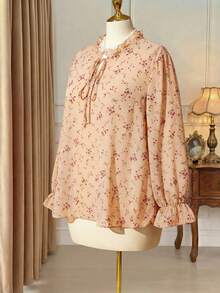 SHEIN Clasi Plus Size Long Sleeve Casual Shirt, Suitable For Summer Fall Cloth For Women - Multicolor - View 5