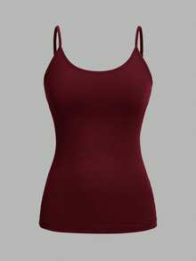 SHEIN EZwear 4件組女款休閒簡約細肩帶背心上衣，適合夏季 - 彩色 - 查看 8