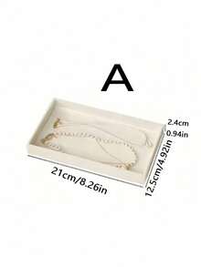 1/4/5PCS Jewelry Display Tray, Stackable Drawer Jewelry Storage Box, Velvet Grid Jewelry Organizer Tray, Multi-Purpose Jewelry Box For Rings, Earrings And Necklaces, Large Capacity Drawers For Easy Classification And Space-Saving Back To School - Multicolor - View 14