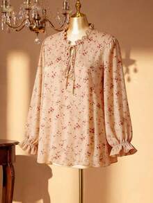SHEIN Clasi Plus Size Long Sleeve Casual Shirt, Suitable For Summer Fall Cloth For Women - Multicolor - View 2