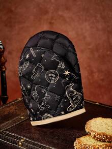 HARRY POTTER X SHEIN 1/2 PC The Harry Potter Printing Insulation Set, Oven Gloves/Insulation Mat, A Must For Kitchen Baking, Effectively Isolating Heat Sources, Single/Combination - View 4