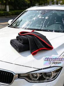 Premium Microfiber Car Cleaning Towels - Ultra Absorbent, Lint-Free & Scratch-Free, Thick Drying Cloth For Auto Detailing - multicolor - View 2