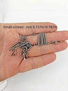 Set Sekrup Kayu Self-Tapping 560 Buah dalam Kotak, 8 Ukuran Berbeda M2, Kit Klasifikasi Sekrup Logam dengan Kotak Penyimpanan untuk Pengerjaan Kayu, Perbaikan Furnitur, DIY, dan Perbaikan Rumah. - 560 buah - View 7