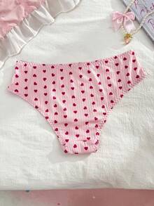 PetitDoll 1 pieza Bragas lindas de mujer, Braga triangular - Rosa - View 7