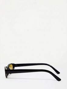 MUSERA Slim Tortoise Shell Glasses Spring Summer Beach Swim Festival Vacation Cute Daily - Black Frame Tea Tablets - View 4