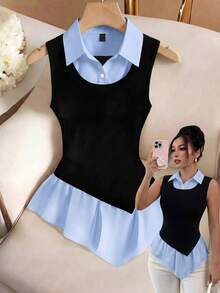 azul y negro
