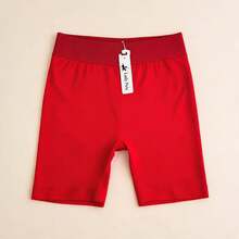 Licra Short For Women - Red - View 2