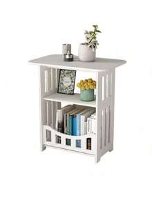 1 pieza Mesa de centro cuadrada para espacios pequeños, mesa auxiliar nórdica mini, mesita de noche moderna para dormitorio, mesa final compacta para sala de estar - Multicolor - Ver 4