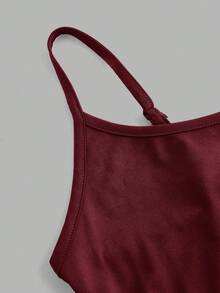 SHEIN EZwear 4件組女款休閒簡約細肩帶背心上衣，適合夏季 - 彩色 - 查看 3
