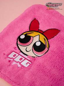 THE POWERPUFF GIRLS X POKOJA LAND 1個可愛卡通小女警刺繡乾髮帽，珊瑚絨水洗材質，柔軟吸水速乾，適用於護髮、沐浴、淋浴、水療、旅行或作為禮物 - 彩色 - 查看 8