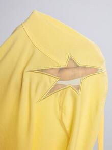 INAWLY Women's Hollow-Out Star Halter Bodysuit, Summer Night Out Club Club Night Yellow Y2k Sexy,Women's Hollow-Out Star Halter Bodysuit, Summer - Yellow - View 6