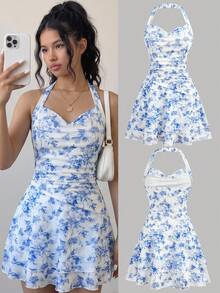 Blue and White