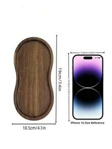 High-Quality Wooden Tray Suitable For Bathroom, Perfume Tray, Kitchen Tray, Reception Tray, Decorative Tray, Applicable For Room Decor, Home Decor, Bathroom Decor And Living Room Decor, Widely Used Wooden Tray In Household - C-Wood Color - View 12