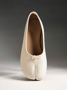 SHUZIA Bailarinas cómodas para damas - Blanco - Ver 10