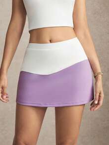 Activina Jupe-short courte et colorée décontractée pour femme - Blanc - Voir 8