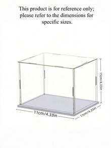 Clear Acrylic Display Case Collectible Showcase Assemble Easy Dust Proof Protection Box For Action Figures Toys Model Cars Home Decor Storage Organizer - Multicolor - View 19