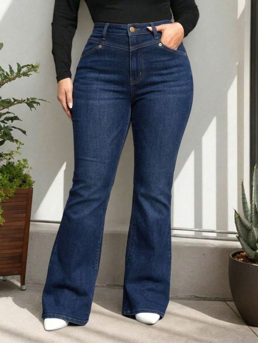 Denim Jeans For Women - Navy Blue - View 1
