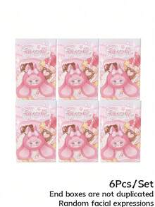 POKOJA LAND Blind Box,A Cute Rabbit-Themed Collectible Box Gift, One Of The Favorite Presents For Toy Collectors, An Exquisite Tabletop Decoration And Festive Ornament,(Non-Plush Filling) Cute Plush Doll Decoration Ornament - Tide play blind box - View 13