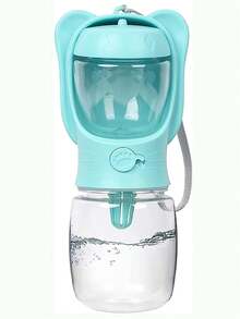 1pc Portable Pet Travel Bottle For Dog And Cat For Drink More Water Dog Outing Dog Stuff Water Bottle Camping - Blue - View 3