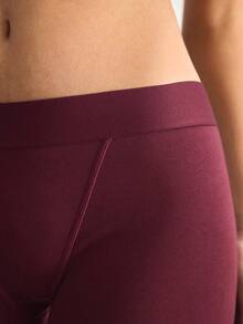 Ocili Cotton Logo Waistband Comfortable Women's Briefs - Burgundy - View 6